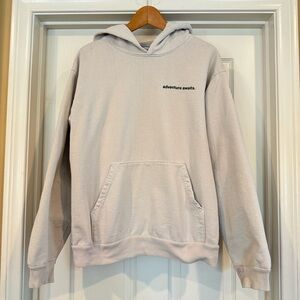 Do What Excites DWE Adventure Hoodie Men’s M Beige *Flaw: Color Staining